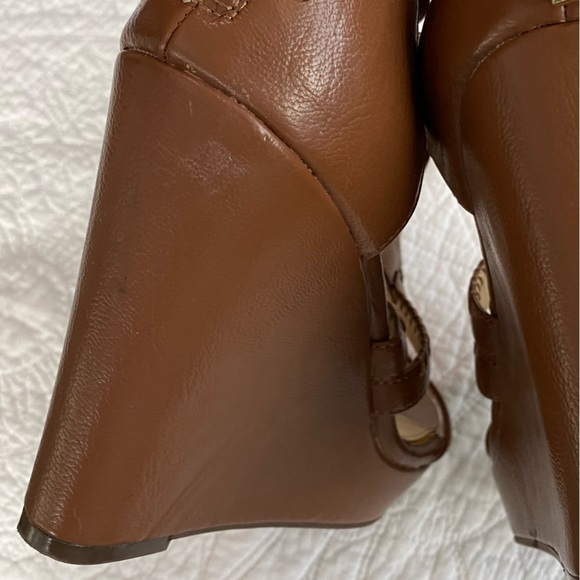 Jessica Simpson brown wedge sandals - Picture 4 of 6